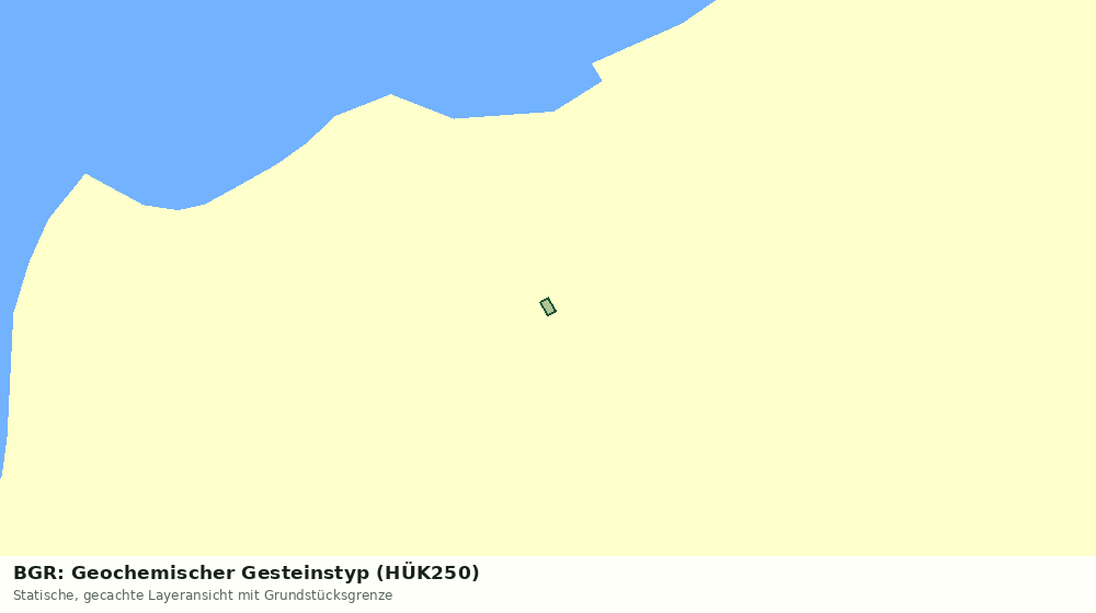 Statische Kartenansicht: BGR: Geochemischer Gesteinstyp (HÜK250)