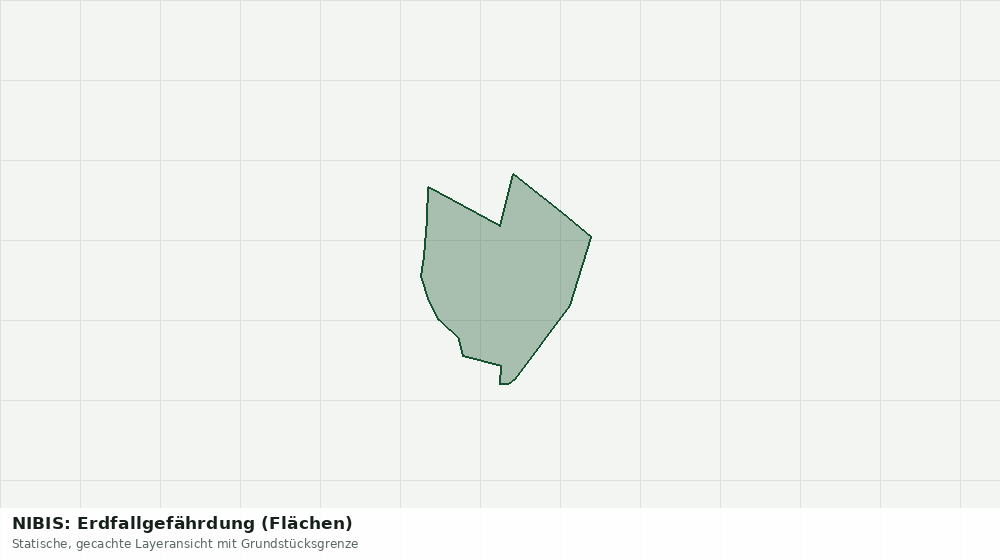 Statische Kartenansicht: NIBIS: Erdfallgefährdung (Flächen)