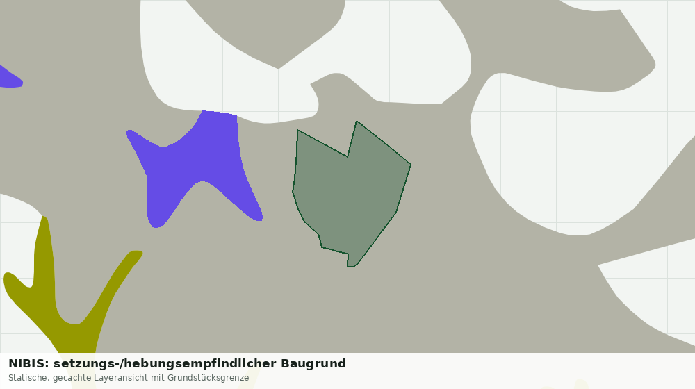 Statische Kartenansicht: NIBIS: setzungs-/hebungsempfindlicher Baugrund