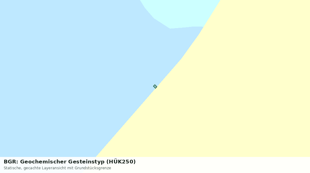Statische Kartenansicht: BGR: Geochemischer Gesteinstyp (HÜK250)