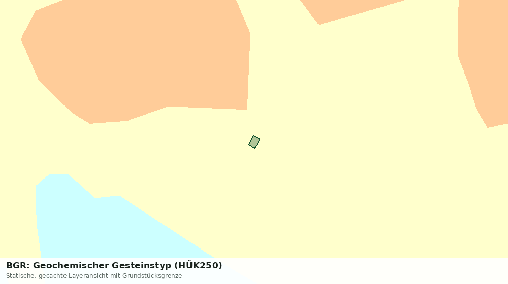 Statische Kartenansicht: BGR: Geochemischer Gesteinstyp (HÜK250)