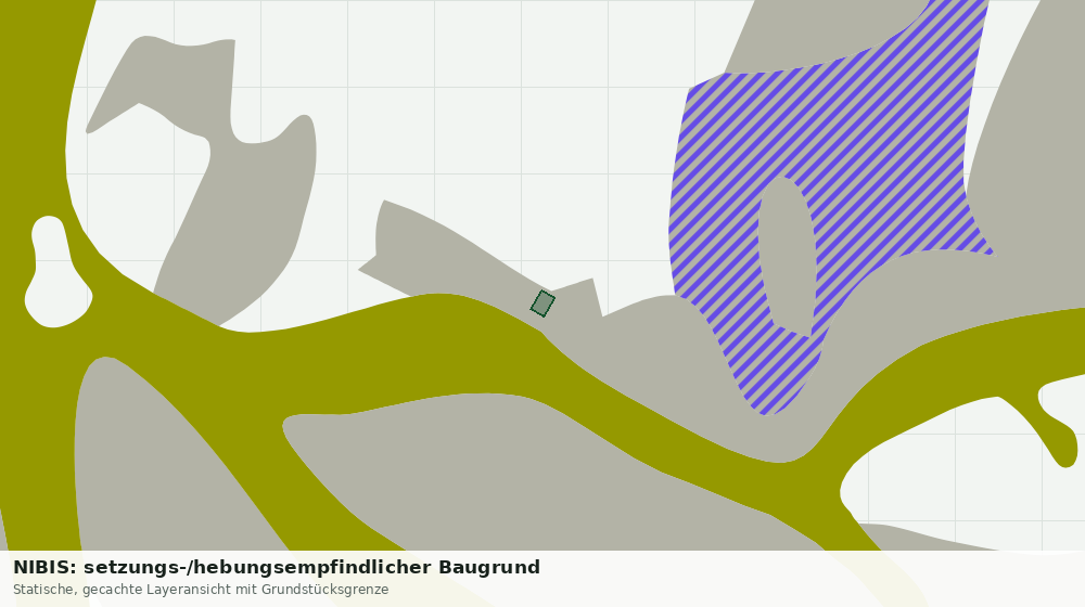 Statische Kartenansicht: NIBIS: setzungs-/hebungsempfindlicher Baugrund