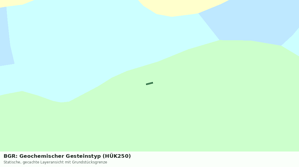 Statische Kartenansicht: BGR: Geochemischer Gesteinstyp (HÜK250)