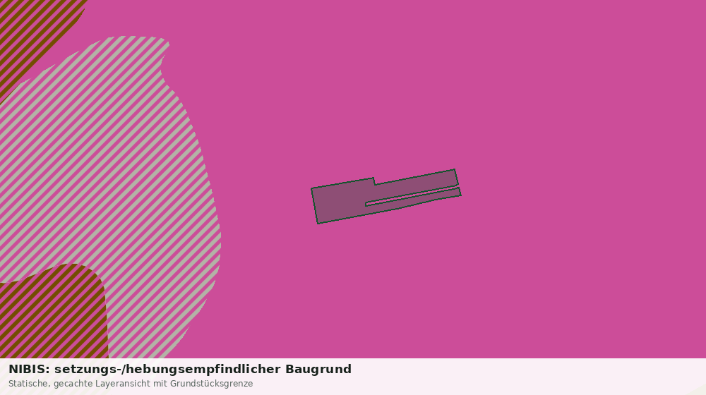 Statische Kartenansicht: NIBIS: setzungs-/hebungsempfindlicher Baugrund