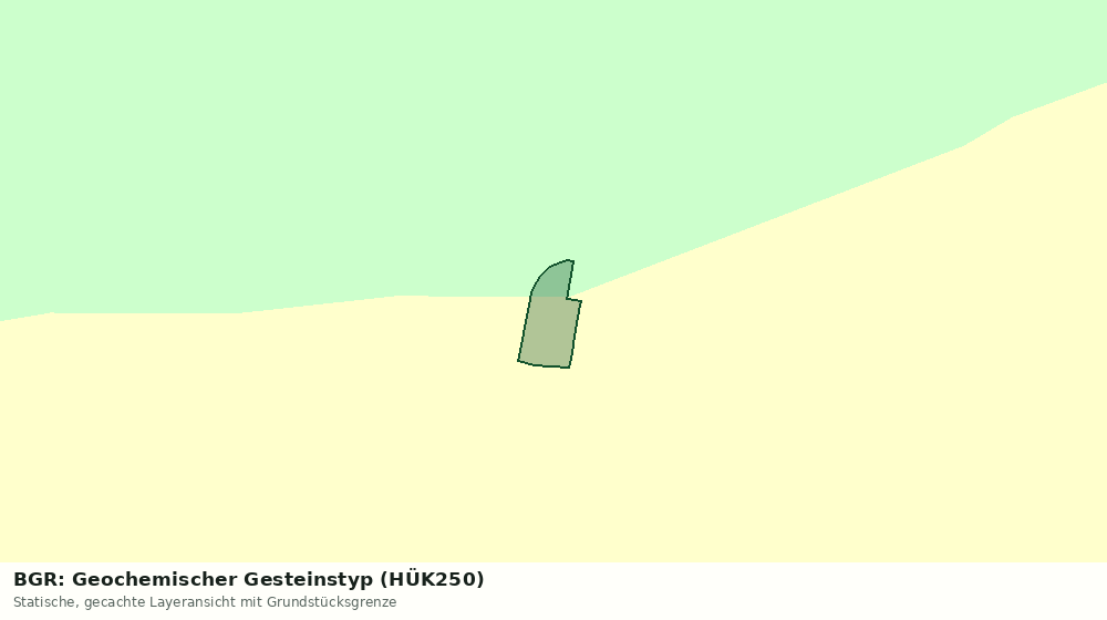 Statische Kartenansicht: BGR: Geochemischer Gesteinstyp (HÜK250)