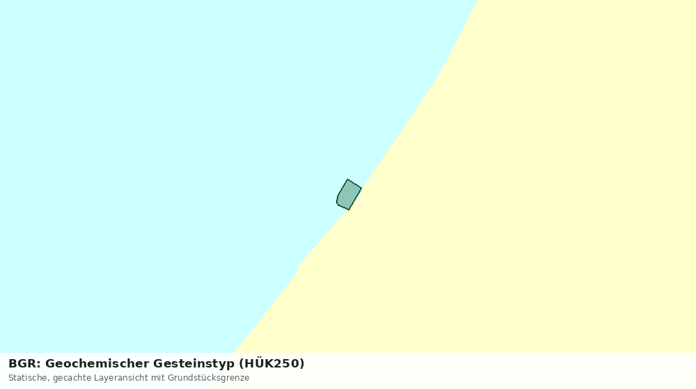 Statische Kartenansicht: BGR: Geochemischer Gesteinstyp (HÜK250)