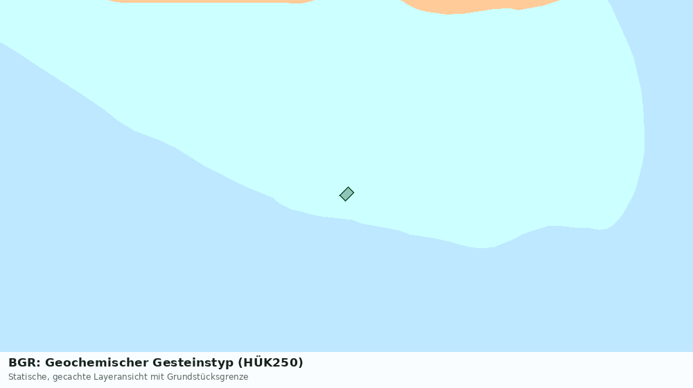 Statische Kartenansicht: BGR: Geochemischer Gesteinstyp (HÜK250)