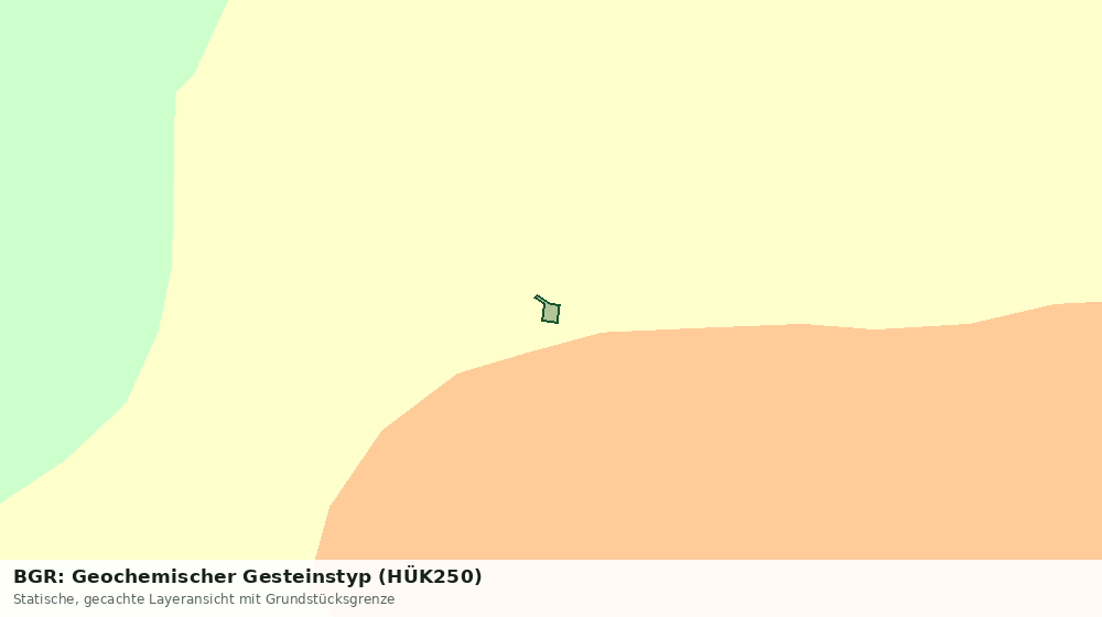 Statische Kartenansicht: BGR: Geochemischer Gesteinstyp (HÜK250)