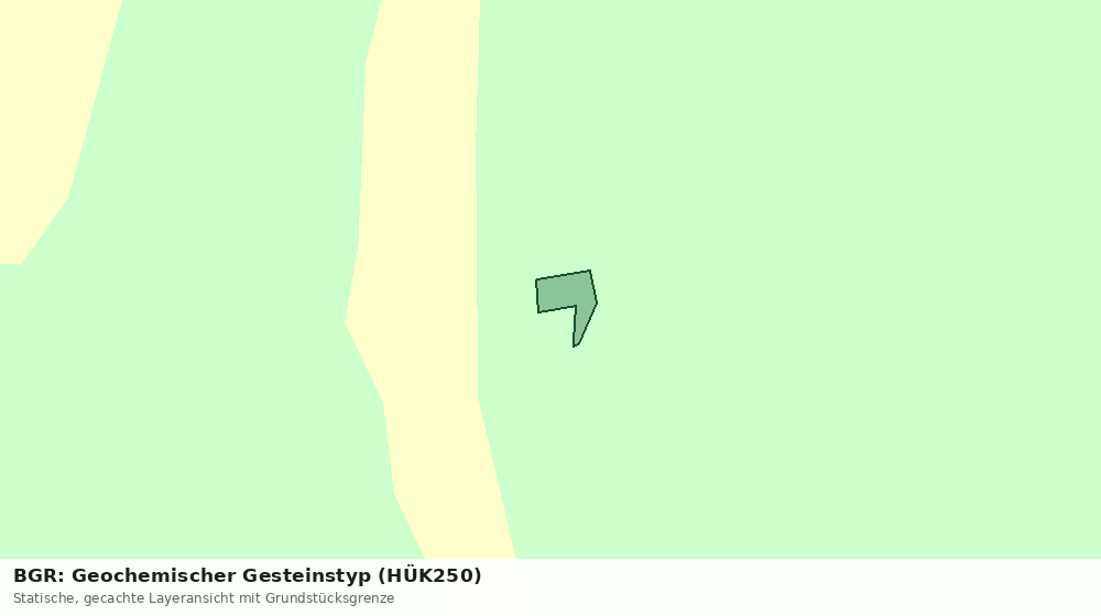 Statische Kartenansicht: BGR: Geochemischer Gesteinstyp (HÜK250)