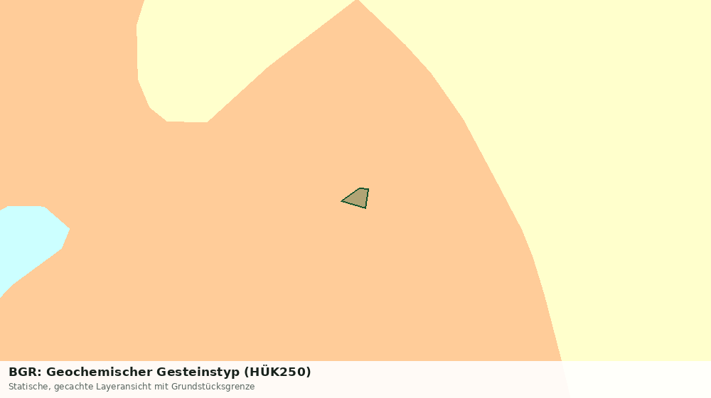 Statische Kartenansicht: BGR: Geochemischer Gesteinstyp (HÜK250)