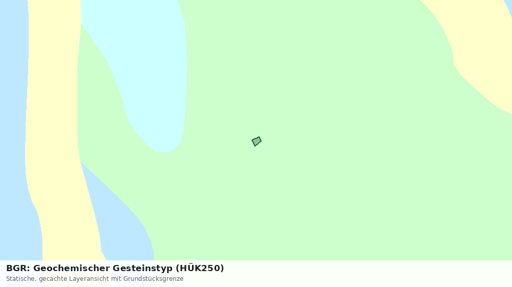 Statische Kartenansicht: BGR: Geochemischer Gesteinstyp (HÜK250)