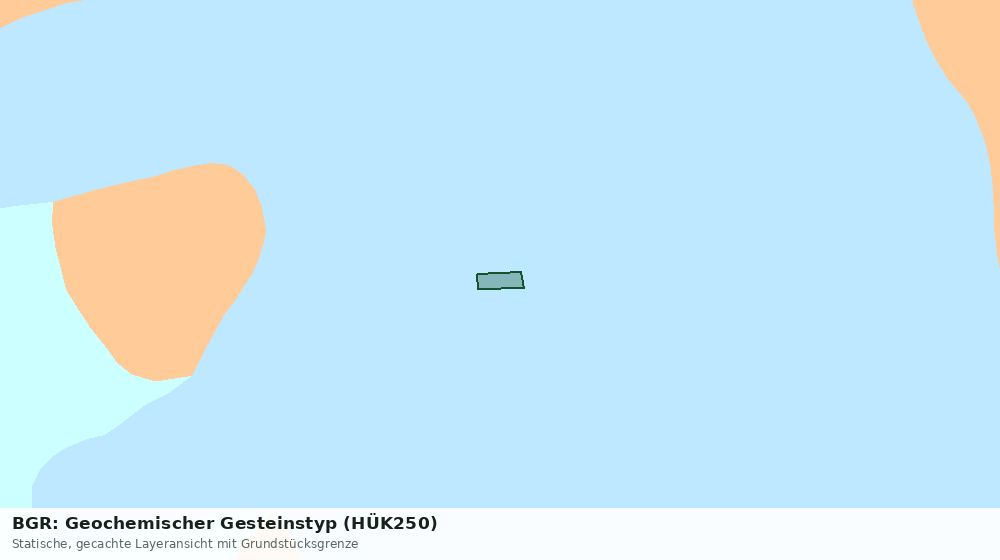 Statische Kartenansicht: BGR: Geochemischer Gesteinstyp (HÜK250)