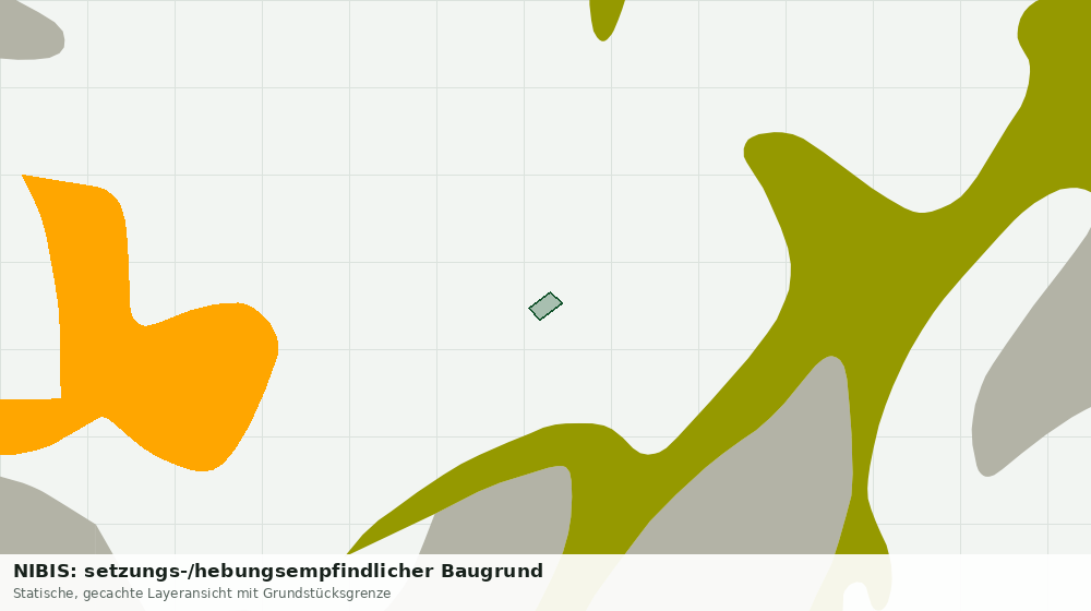 Statische Kartenansicht: NIBIS: setzungs-/hebungsempfindlicher Baugrund
