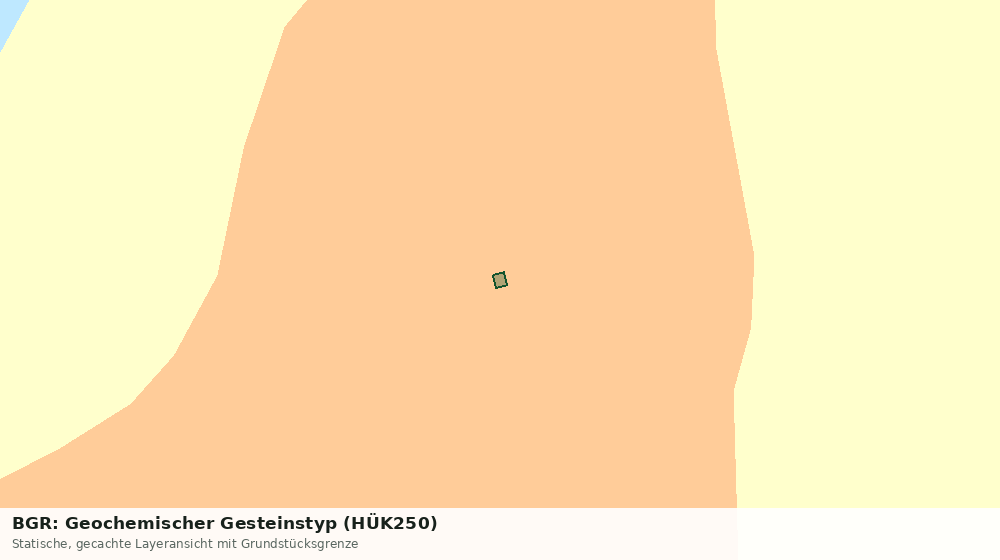 Statische Kartenansicht: BGR: Geochemischer Gesteinstyp (HÜK250)