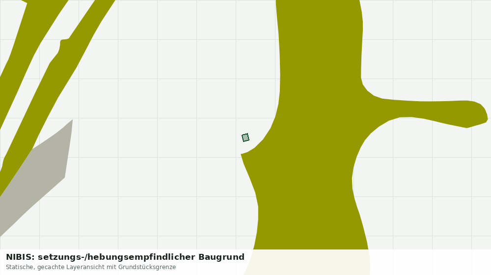 Statische Kartenansicht: NIBIS: setzungs-/hebungsempfindlicher Baugrund