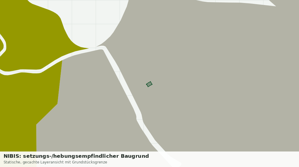 Statische Kartenansicht: NIBIS: setzungs-/hebungsempfindlicher Baugrund