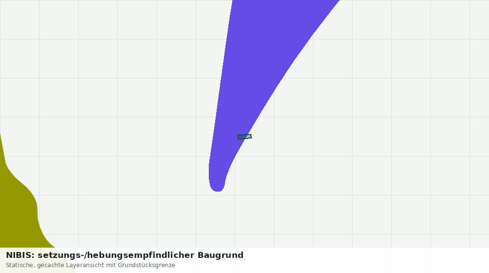 Statische Kartenansicht: NIBIS: setzungs-/hebungsempfindlicher Baugrund