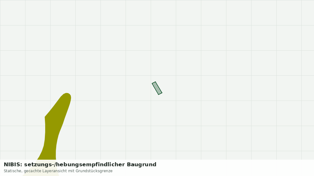 Statische Kartenansicht: NIBIS: setzungs-/hebungsempfindlicher Baugrund