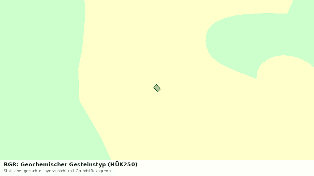 Statische Kartenansicht: BGR: Geochemischer Gesteinstyp (HÜK250)