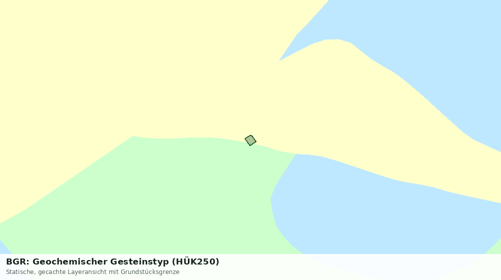 Statische Kartenansicht: BGR: Geochemischer Gesteinstyp (HÜK250)