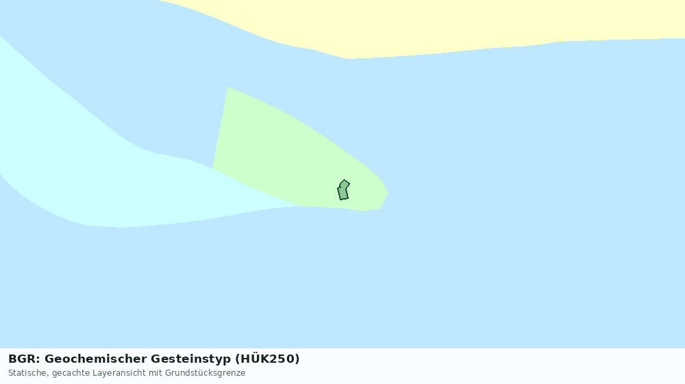 Statische Kartenansicht: BGR: Geochemischer Gesteinstyp (HÜK250)