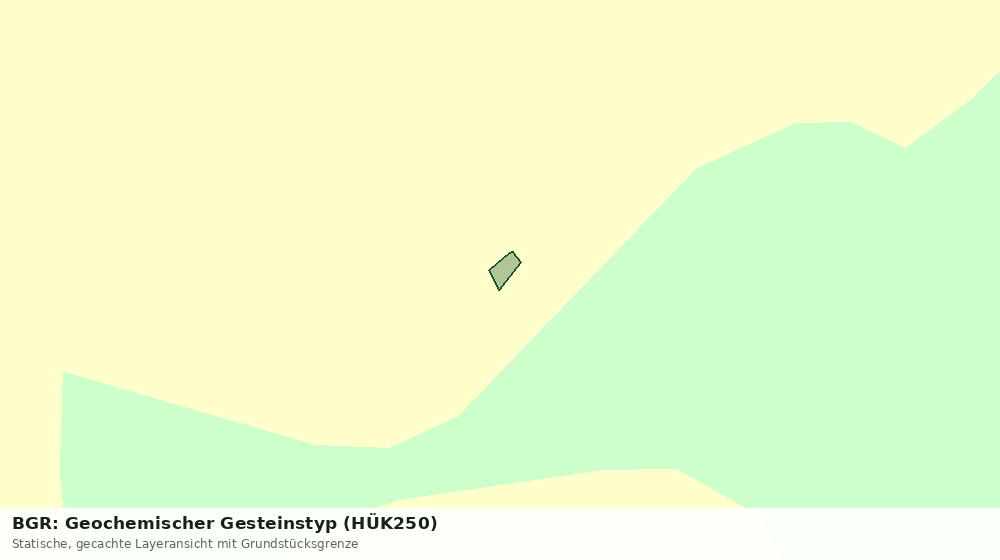 Statische Kartenansicht: BGR: Geochemischer Gesteinstyp (HÜK250)