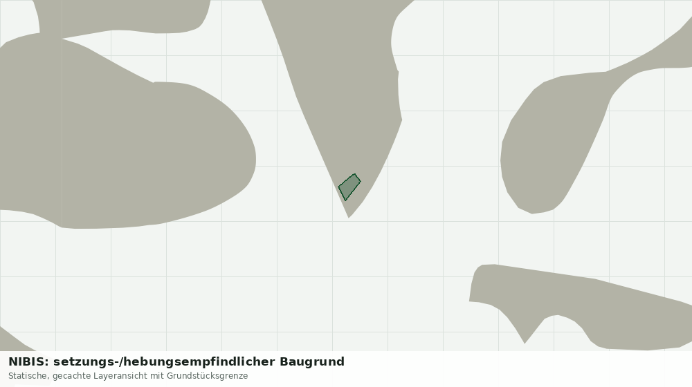 Statische Kartenansicht: NIBIS: setzungs-/hebungsempfindlicher Baugrund
