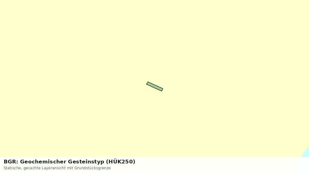 Statische Kartenansicht: BGR: Geochemischer Gesteinstyp (HÜK250)