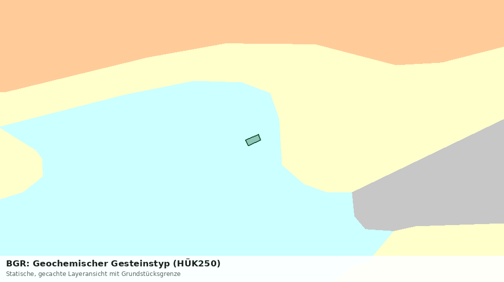 Statische Kartenansicht: BGR: Geochemischer Gesteinstyp (HÜK250)