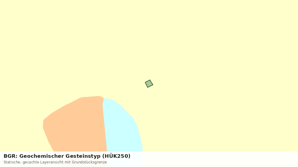 Statische Kartenansicht: BGR: Geochemischer Gesteinstyp (HÜK250)
