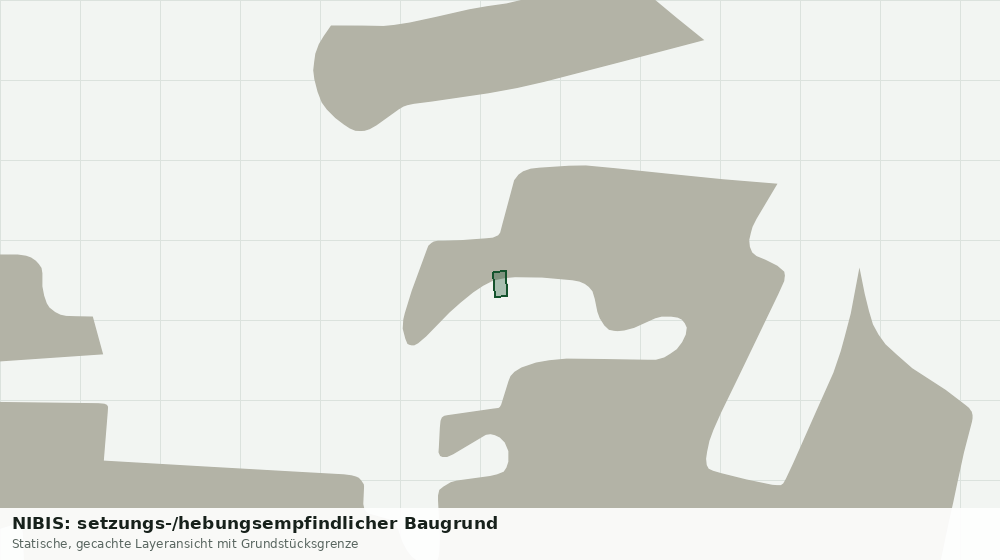 Statische Kartenansicht: NIBIS: setzungs-/hebungsempfindlicher Baugrund