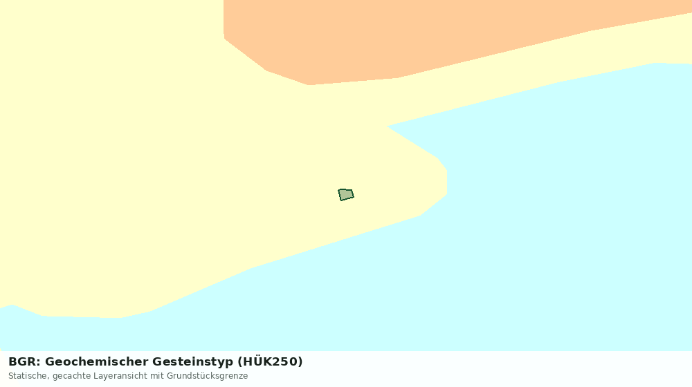 Statische Kartenansicht: BGR: Geochemischer Gesteinstyp (HÜK250)