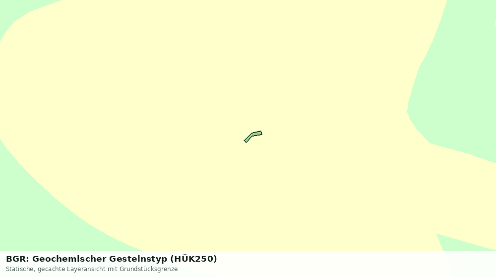 Statische Kartenansicht: BGR: Geochemischer Gesteinstyp (HÜK250)
