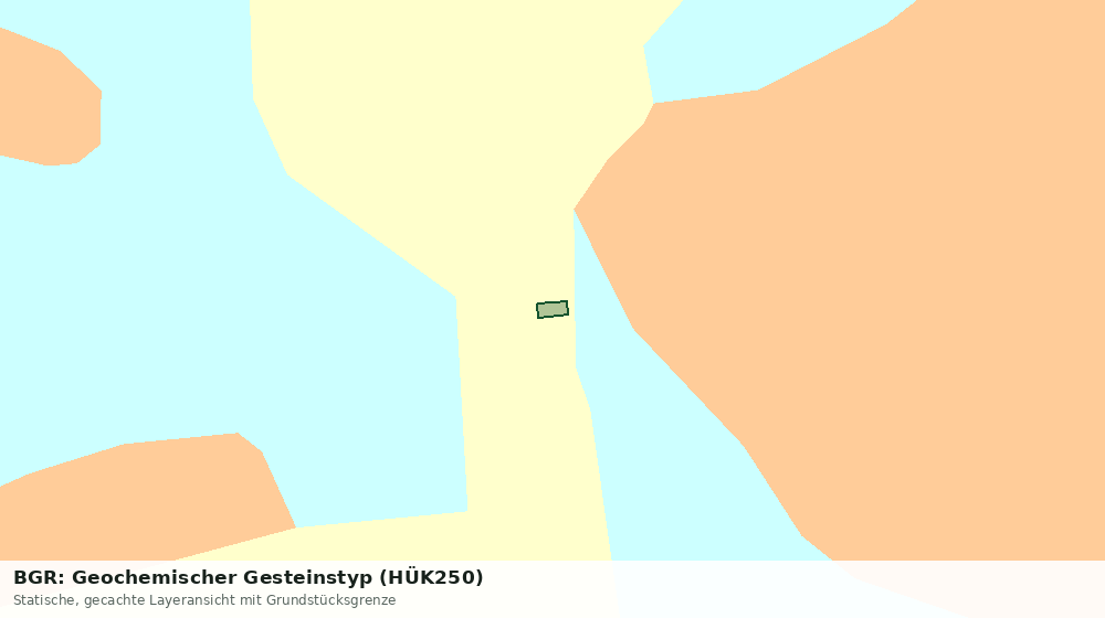 Statische Kartenansicht: BGR: Geochemischer Gesteinstyp (HÜK250)