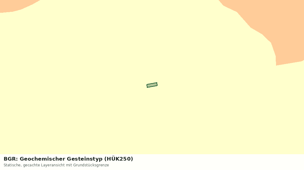 Statische Kartenansicht: BGR: Geochemischer Gesteinstyp (HÜK250)