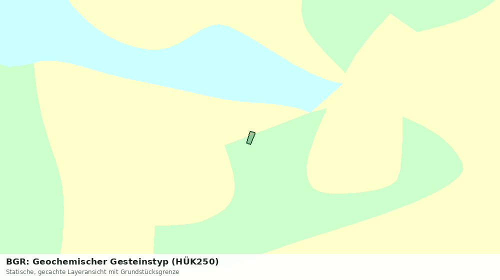 Statische Kartenansicht: BGR: Geochemischer Gesteinstyp (HÜK250)