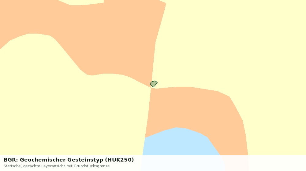 Statische Kartenansicht: BGR: Geochemischer Gesteinstyp (HÜK250)