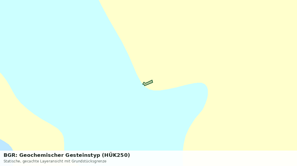 Statische Kartenansicht: BGR: Geochemischer Gesteinstyp (HÜK250)