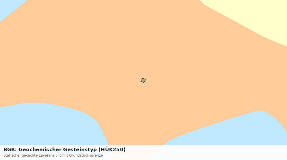 Statische Kartenansicht: BGR: Geochemischer Gesteinstyp (HÜK250)