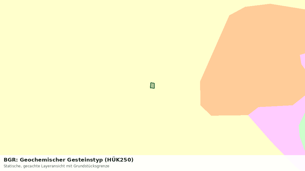 Statische Kartenansicht: BGR: Geochemischer Gesteinstyp (HÜK250)