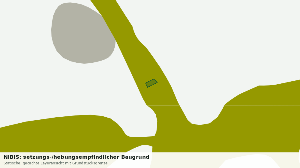 Statische Kartenansicht: NIBIS: setzungs-/hebungsempfindlicher Baugrund
