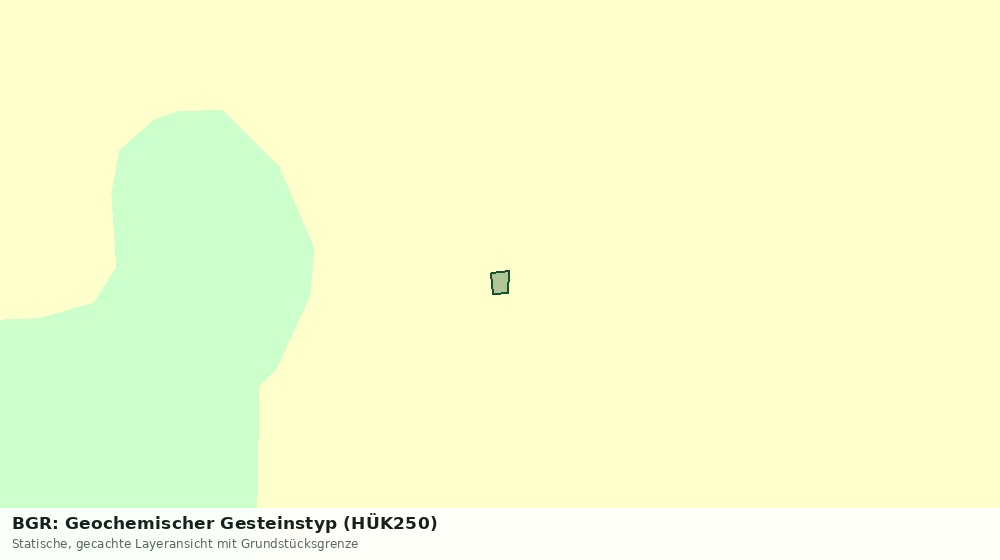 Statische Kartenansicht: BGR: Geochemischer Gesteinstyp (HÜK250)