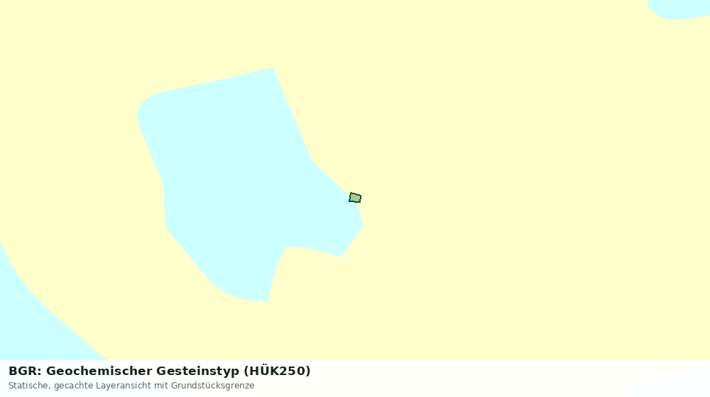 Statische Kartenansicht: BGR: Geochemischer Gesteinstyp (HÜK250)