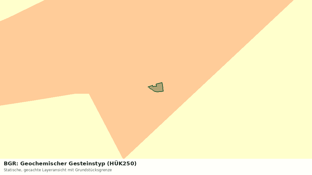 Statische Kartenansicht: BGR: Geochemischer Gesteinstyp (HÜK250)