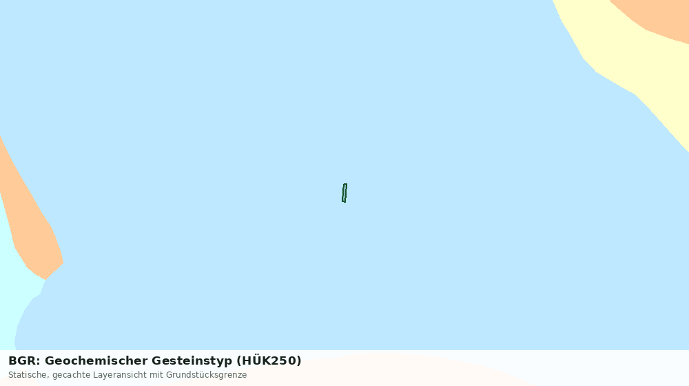 Statische Kartenansicht: BGR: Geochemischer Gesteinstyp (HÜK250)