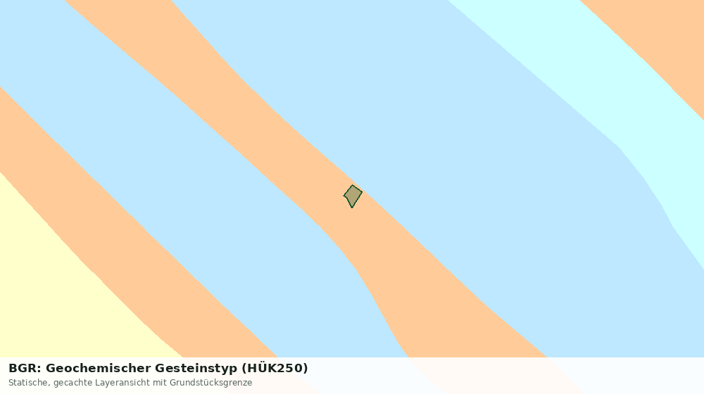 Statische Kartenansicht: BGR: Geochemischer Gesteinstyp (HÜK250)