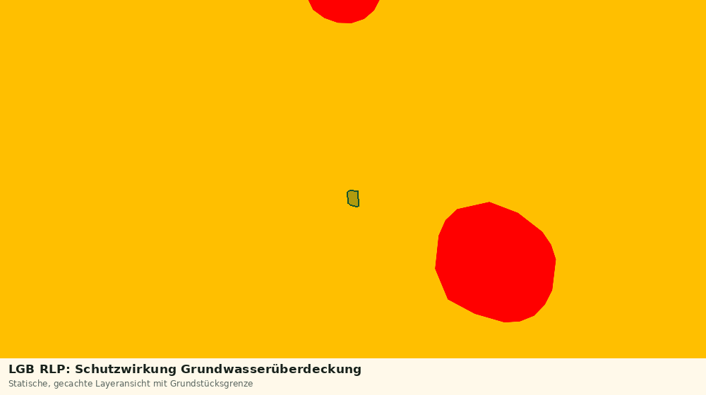 Statische Kartenansicht: LGB RLP: Schutzwirkung Grundwasserüberdeckung