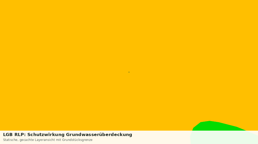 Statische Kartenansicht: LGB RLP: Schutzwirkung Grundwasserüberdeckung