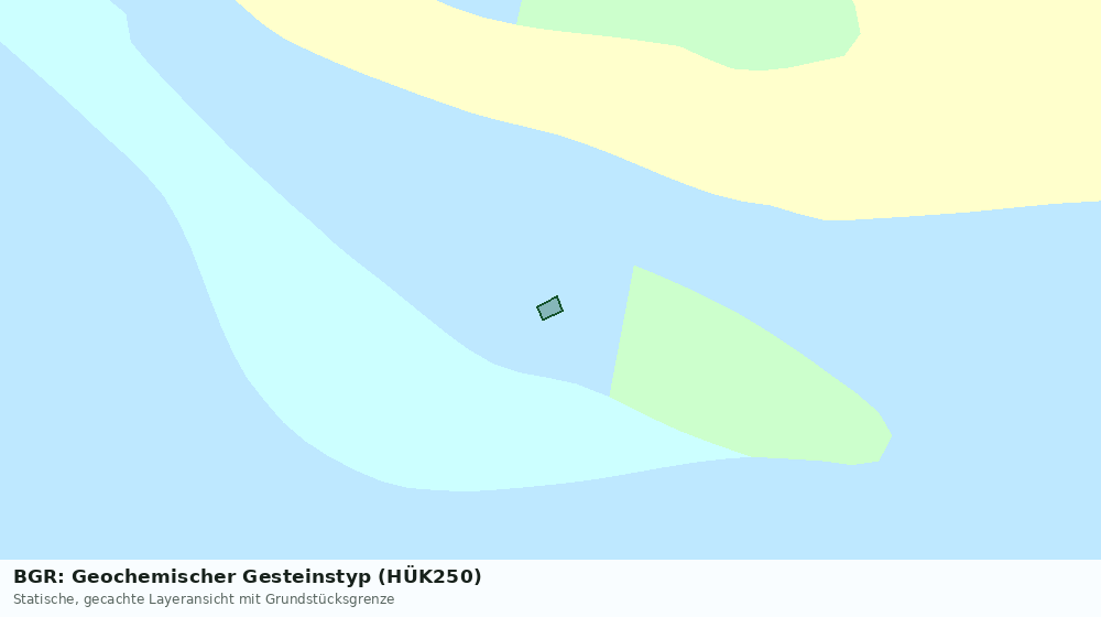 Statische Kartenansicht: BGR: Geochemischer Gesteinstyp (HÜK250)