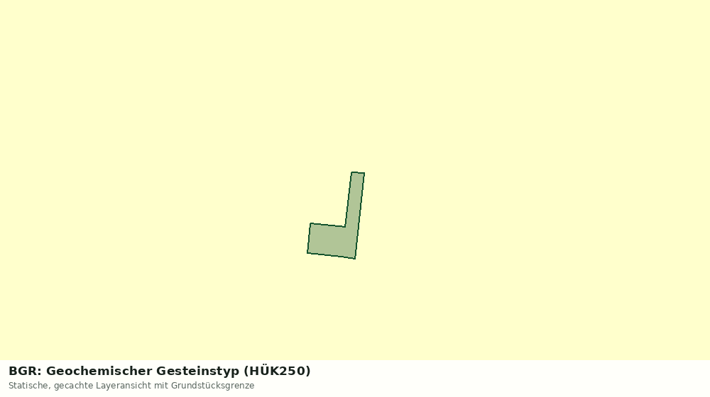Statische Kartenansicht: BGR: Geochemischer Gesteinstyp (HÜK250)